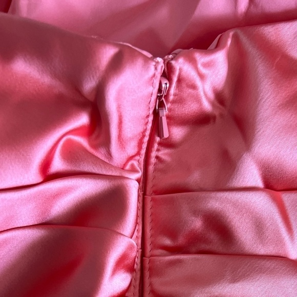 Davids Bridal Dress Plus Strapless Bridesmaid Prom - Picture 12 of 15